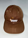 Vintage Carhartt Brown Reworked Leather Strap Cap (Adjustable)