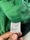 Vintage Majestic Oakland A's Green Satin Bomber Jacket (2XL)