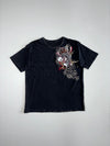 Vintage Japanese Koi & Kintaro Embroidered Tee – Black (XL)