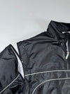 Reebok Black Piped Windbreaker (Detechable Arms) (Xl)