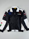 Honda F1 | Vintage Black White Racing Jacket | (XL)