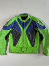 Richa Kawasaki-Green Racing Leather Jacket Padded (L)
