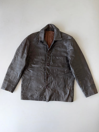 !                    Super Premium Original Leather Coat (M)