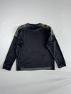Kappa InterSport Logo Tape Long Sleeve Sports Jersey – Black/Gold (XL)