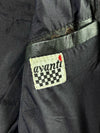 Avanti Black Leather Belted Biker Jacket (L/Xl)