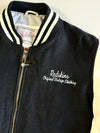 ZVintage Redskins Varsity Jacket With Real Leather Sleeves (S/M)