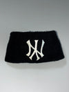 New York Yankees Black Terry Wristband (Adjustable)