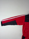 Vintage Atunas Red Black Windbreaker Jacket (2XL)