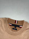 Tommy Hilfiger THFLEX Crewneck Sweater with Signature Tipped Cuffs – Camel (L)