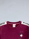 Le Coq Sportif Maroon Taped Logo Sweatshirt (M)