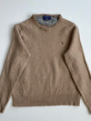 Polo Ralph Lauren Camel Knit Crewneck Sweater – Italian Yarn – (XS)