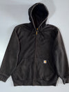 Carhartt Zip-Up Hoodie Original Fit – Faded Black, Size (2XL/3XL)