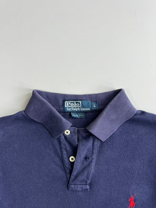 Polo by Ralph Lauren Slim Fit Long Sleeve Piqué Polo T-shirt (M)