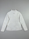 Spyder White Ribbed Full-Zip Fleece Jacket Women’s (S)