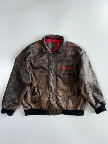 Ultra Premium Original Leather Jacket (XL)