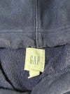 Gap Plaid Logo Pullover Hoodie – Navy Blue (M)