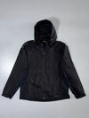 Kappa Hooded Windbreaker Jacket Black (L)