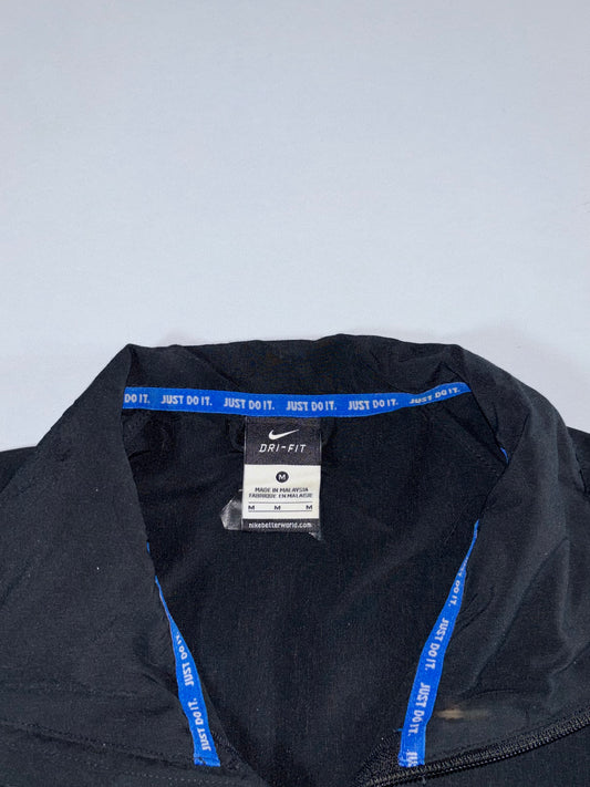 Nike Dri-Fit Black Zip-Up Track Jacket (M/S)