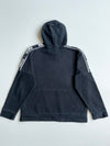Puma Black Big Logo Hoodie – Taped Shoulder Stripe – (XL)