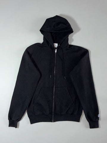 Champion | Eco Authentic Full-Zip Hoodie Black (S/M)