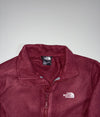 The North Face Full-Zip Fleece Jacket – Maroon (XS)