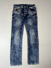 True Religion Acid Wash Big Stitch Jeans  (W:33) (L:45)