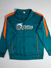 NFL Team Apparel Miami Dolphins Teal & Orange Track Jacket (XL)
