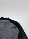The North Face Grey/Black Fleece Bomber Jacket (S)