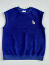 MLB LA Dodgers Fleece Sleeveless Vest – Royal Blue (L)