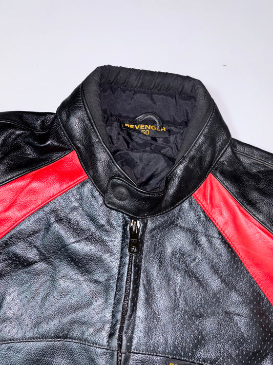 Vintage Revenger 50’s Pure Leather Moto Racing Jacket (Paded)(M)
