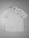 Under Armour Playoff Polo (White/Black Stripe)(2XL)