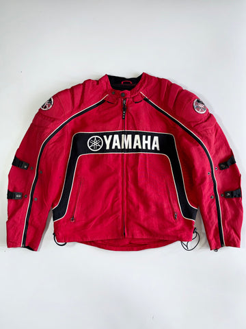 Yamaha Official Motorcycle Racing Jacket Armored Shoulder Elbow Pads Mesh Ventilation Removable mesh (2XL)