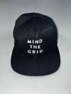 Vintage Flexfit Black Mind The Grid Snapback Cap (Adjustable)