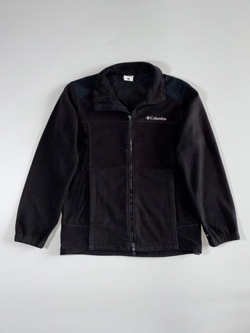 Columbia Full-Zip Polar Fleece Jacket – Black – (M)