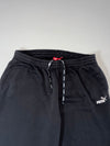 Puma | Black Fleece Straight-Leg Sweatpants | (W:32) (L:44)