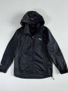 Puma Black Hooded Windbreaker (Detechable Hood) Jacket (M)