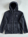 National Geographic Sherpa Fleece Zip-Up Hoodie – Charcoal Grey (L)