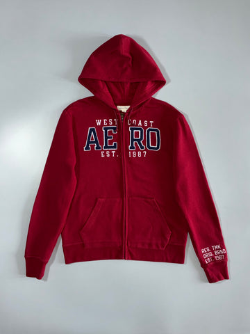 AÉROPOSTALE | “West Coast AERO” Zip Hoodie (M)