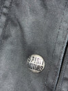 Vintage Spirit Motors Black Military Style Moto Jacket Paded (XS)