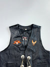 Apollo Premium Original Leather Biker Vest (M)