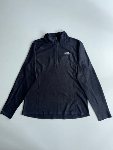 The North Face Quarter Zip Fleece – Black(M)