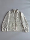 Lacoste Reversable Harrington Jacket Beige Checkered Jacket (XL)