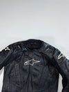 Alpinestars Armored Cowhide Leather Motorcycle Racing Jacket (Padded With back Hump) Jacket (US 46 / EU 56) (XL)
