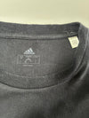 Adidas Essentials 3-Stripe Crewneck Sweatshirt – Black – (M)