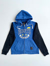 Roots Athletics Royal Blue & Black Varsity Zip Hoodie – Size (L)