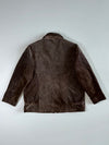 Yippie Co. Distressed Brown Suede Jacket (Xl)