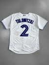 Majestic Authentic Toronto Blue Jays Home Jersey — Tulowitzki #2 | Flex Base | MLB Authentic Collection (XL)