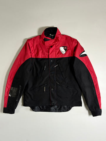 AXO Red & Black Technical Moto (Detechable Arms) Jacket (L)