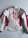 Speed-R Pink & White Textile Motorcycle Jacket (Women’s, Size 8 XS)