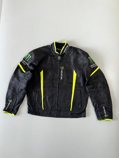 !                                                                                                                                                         Monster Original RARE Racing Jacket PADDED(Pads are removable) (L)